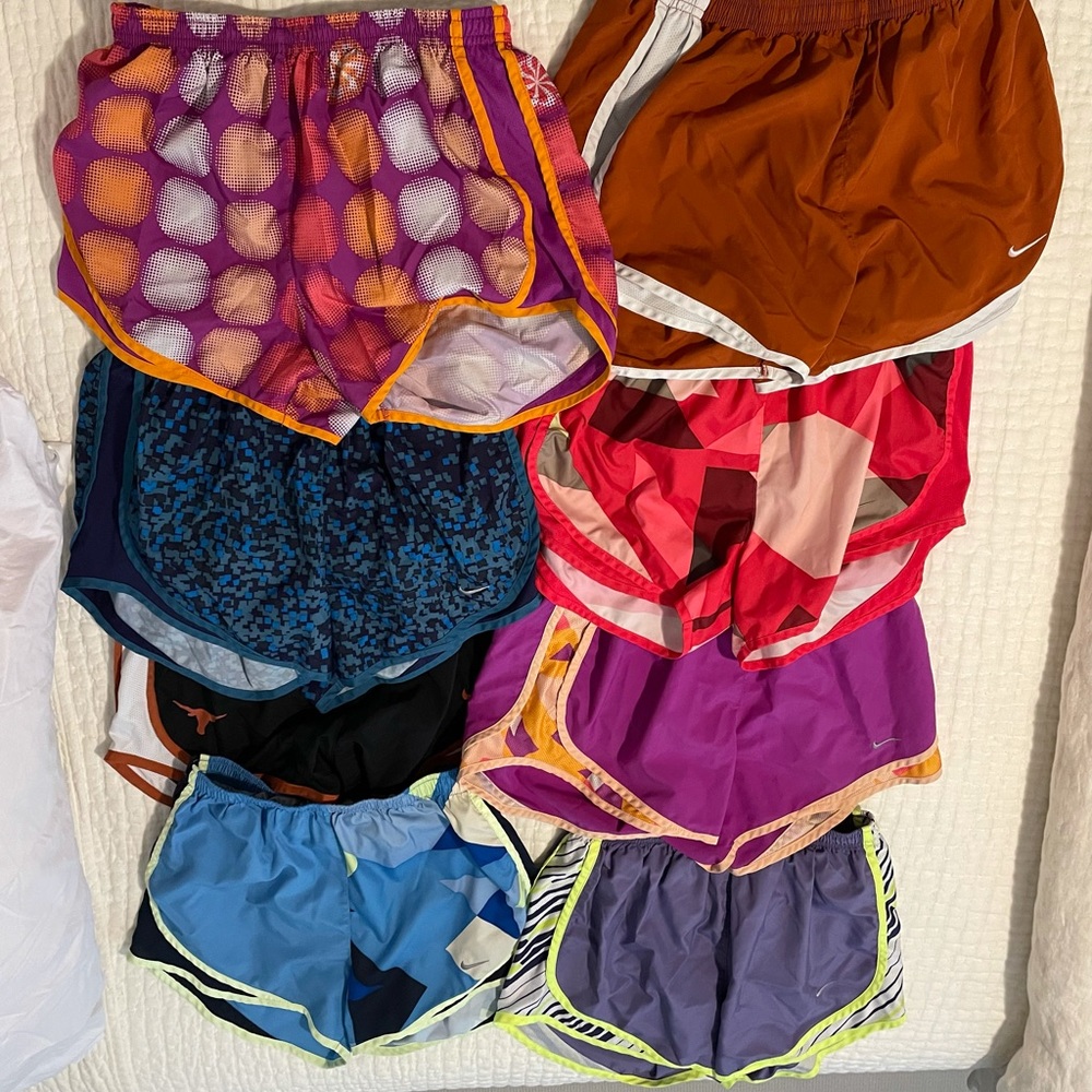 Eight Dry Fit Nike Running Shorts, great condition